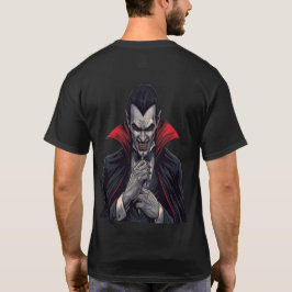 Dracula Gothic Horror Halloween Tシャツ
