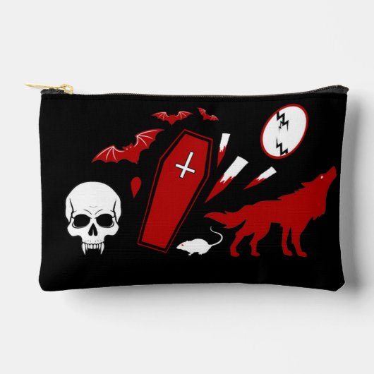 Dracula Icons Pouch アクセサリーポーチ (正面)