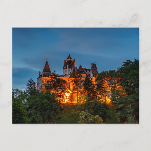 Dracula Schloss Bran in Rumänien ポストカード (正面)