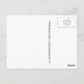 Draftingスツール葉書き付きダンサー ポストカード (裏面)