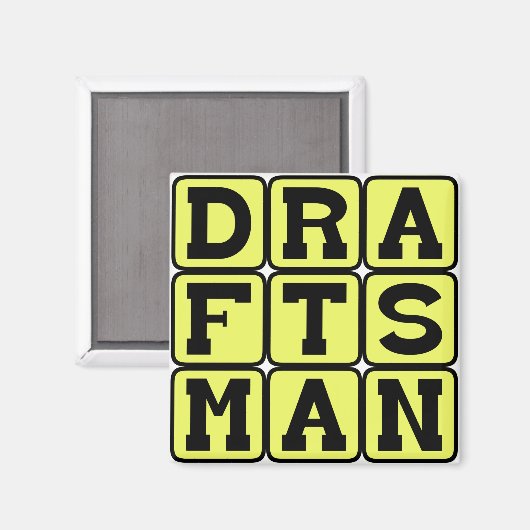 Draftsman、Technical Plan Creator マグネット (正面/裏面)