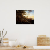 Draftsmenイタリアンを使用した風景 ポスター (キッチン)