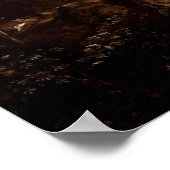 Draftsmenイタリアンを使用した風景 ポスター (角)