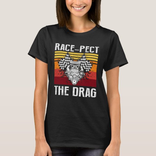 Drag Boat for Drag Boat Driver and Speedboat Racin Tシャツ (正面)
