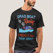 Drag Boat Racing RC Model Boating Driver 3 Tシャツ (正面)