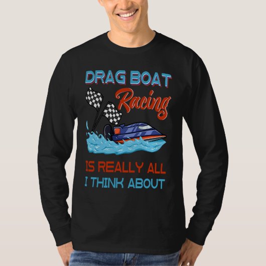 Drag Boat Racing RC Model Boating Driver  3 Tシャツ (正面)