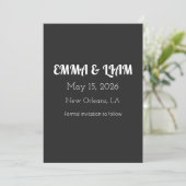 Drag & Drop Create Customized Celebration Invites セーブザデート (スタンド正面)