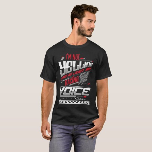 Drag Racing Car Race car driver racer Tシャツ (正面フル)