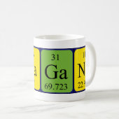 Dragana期別テーブル名mug コーヒーマグカップ (正面右)