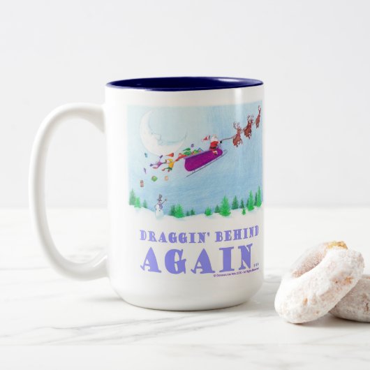 Draggin Behind Again ツートーンマグカップ (ドーナツ)