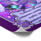 Draginie Affirmation: 星 ポスター (角)