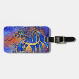 Dragissous V1 -青いドラゴン ラゲッジタグ