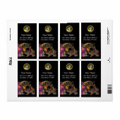 DRAGO 、灰色のアガテモノグラム ラベル (フルシート)