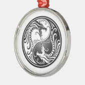 dragoes de yin yang メタルオーナメント (左)