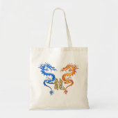 DRAGONアジアスタイルバッグの漢字シンボル トートバッグ (正面)