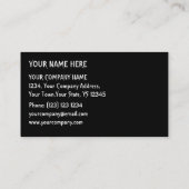 Dragon名刺テンプレートポートレート 名刺 (裏面)