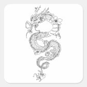 Dragon スクエアシール (正面)