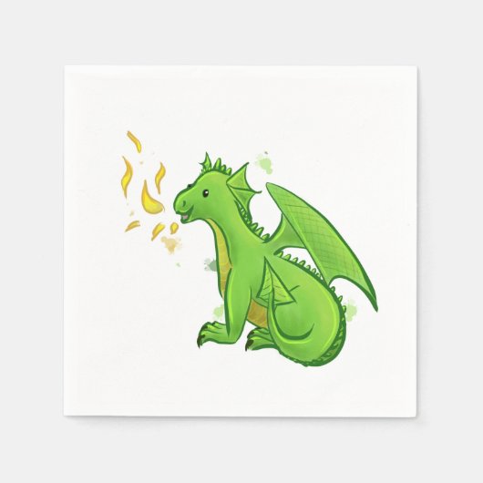 Dragon スタンダードカクテルナプキン (正面)