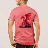 DRAGON トライブレンドTシャツ (裏面)