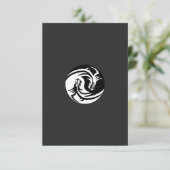 Dragon_ドラッグ&ドロップ結婚式招待状 出欠カード (スタンド正面)