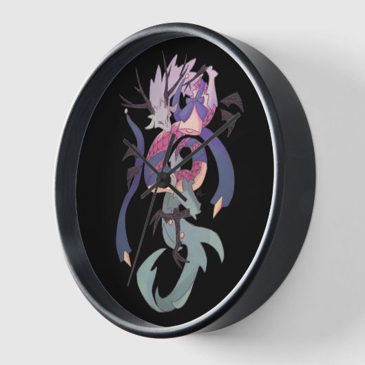 Dragon 壁時計 (傾斜)