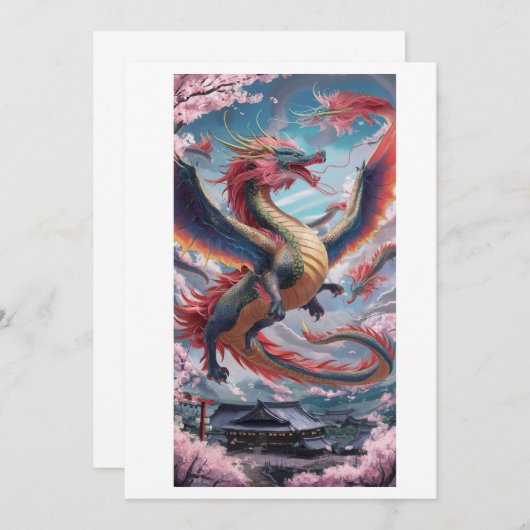 dragon 招待状 (正面/裏面)