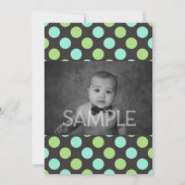 Dragon 1st Birthday招待状(オプション) 招待状 (裏面)