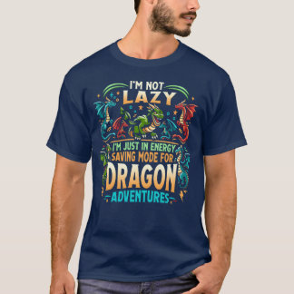 DRAGON ADVENTURES 怠け者じゃないもん Tシャツ