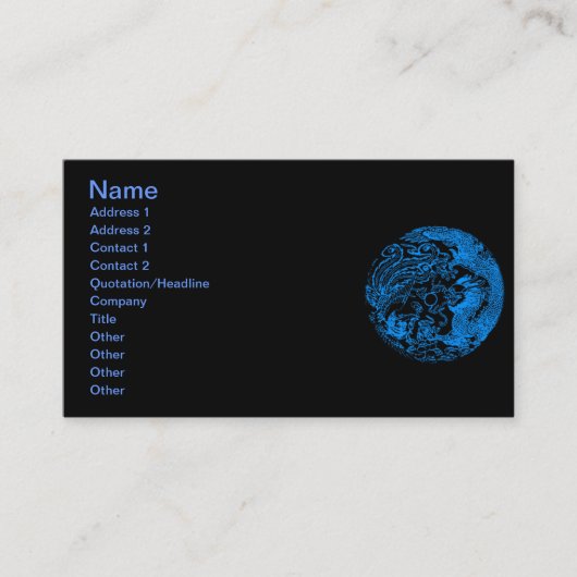 Dragon and Phoenix名刺 名刺 (正面)