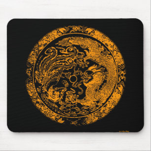 Dragon and Phoenix Mousepad マウスパッド