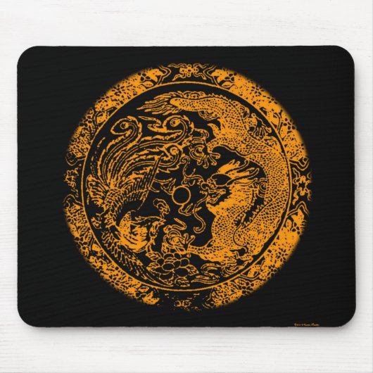 Dragon and Phoenix Mousepad マウスパッド (正面)