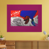 Dragon Angel キャンバスプリント (インサイチュ (リビング))