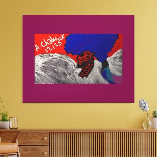 Dragon Angel キャンバスプリント (インサイチュ (リビング))