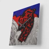 Dragon Angel スクエア壁時計 (傾斜)