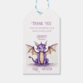 Dragon Baby Shower Gift Tag ギフトタグ (正面)