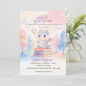 Dragon Baby Shower Invitation 招待状 (スタンド正面)