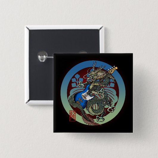 Dragon Bass 04 缶バッジ (正面&裏面)