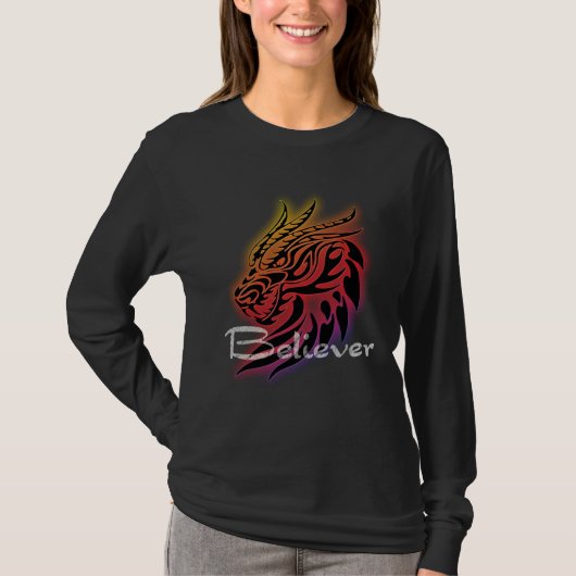 Dragon Believer  Imagine this  for Dragon Fans Tシャツ (正面)