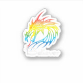 Dragon Believer Imagine This Gift For Dragon Fans  シール (正面)