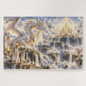 Dragon Blanc Divin – Royaume Céleste ジグソーパズル (横)