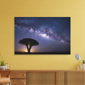 Dragon Blood Tree Milky Way Canvas  Ancient Nature キャンバスプリント (インサイチュ (リビング))