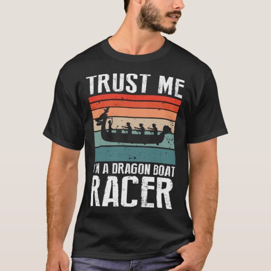 Dragon Boat Paddling Desgin for Dragon Boat Racing Tシャツ (正面)