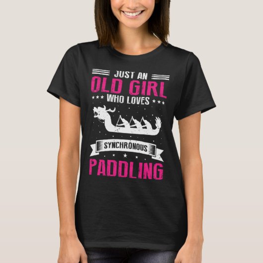 Dragon Boat Paddling Desgin for Dragon Boat Racing Tシャツ (正面)