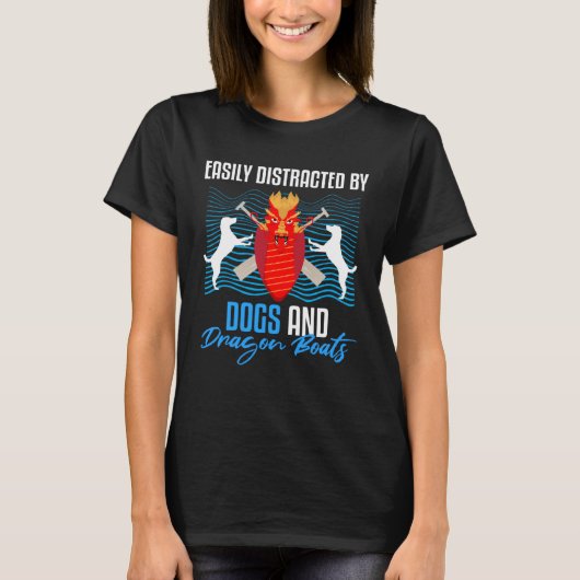 Dragon Boat Quote for Dragonboat Crew and Dragonbo Tシャツ (正面)