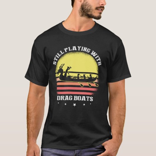 Dragon Boat Quote for Dragonboat Crew and Dragonbo Tシャツ (正面)