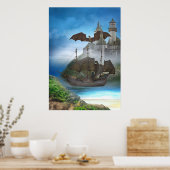 Dragon Castle Poster ポスター (キッチン)