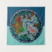 Dragon celtique タペストリー (正面(横))