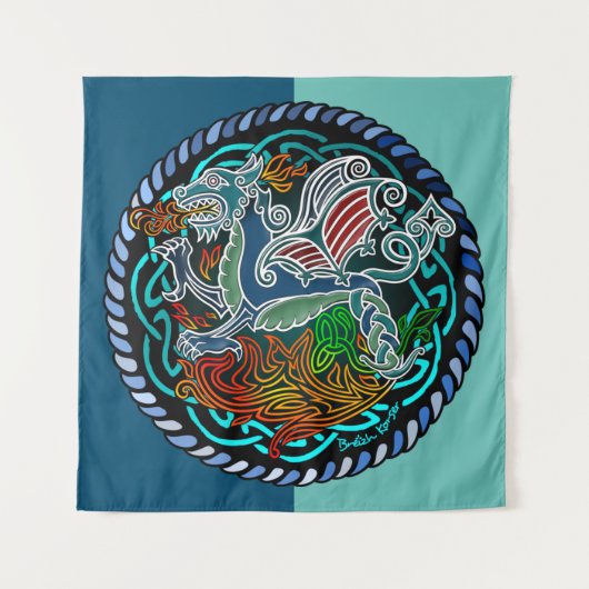 Dragon celtique タペストリー (正面)