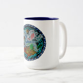 Dragon celtique ツートーンマグカップ (正面右)