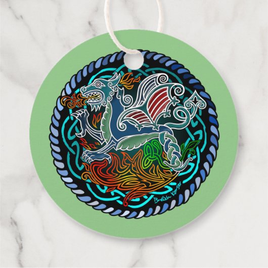 Dragon celtique フェイバータグ (裏面)